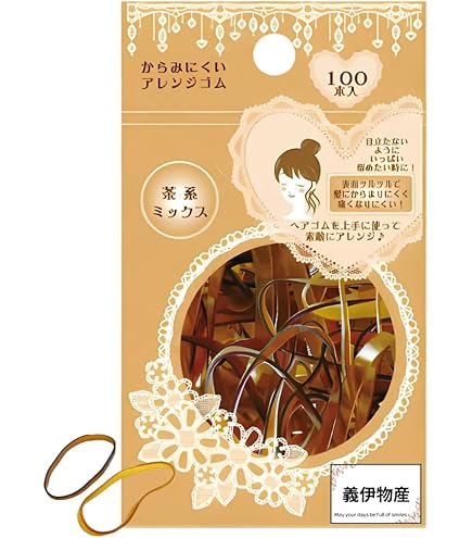 Amazon | 株式会社セイワプロ クリア髪ゴム 200本入 18-950 | 株式会社